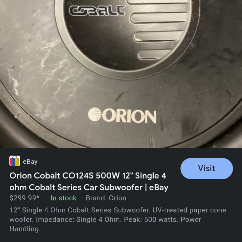 Speakers 12"